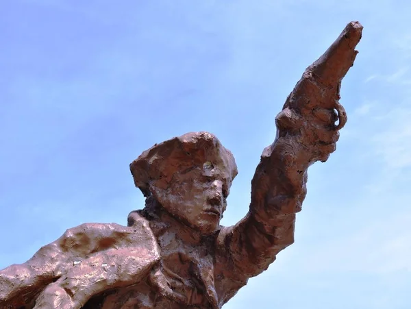 Hico Texas Brushy Bill Statue — Stock Photo, Image