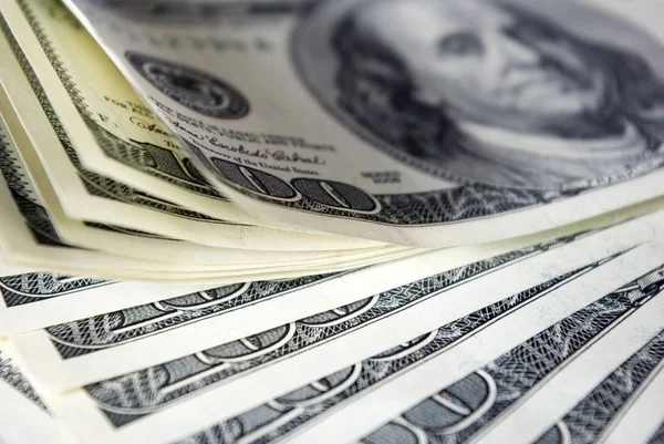 American Dollars Arranged Background — Stock Photo, Image