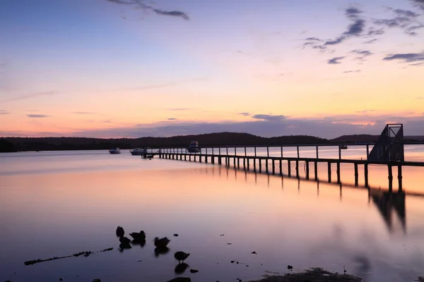 Atardecer Tranquilidad Kincumber Broadwater —  Fotos de Stock