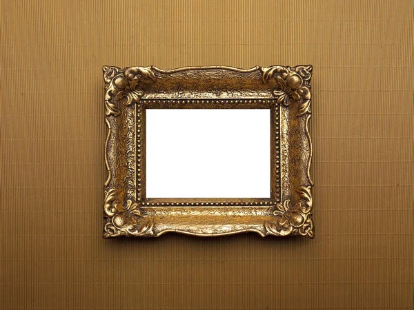 Old Picture Frame Isolated White Background Design Element — Stock Photo, Image
