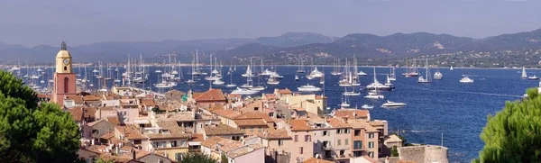 Panorama Saint Tropez Riviera Francesa —  Fotos de Stock