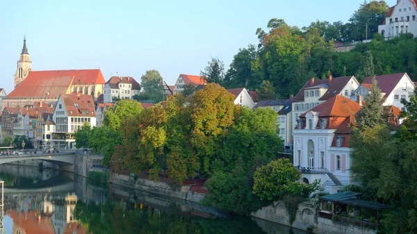德国西南部著名的大学城图宾根的景色 — 图库照片