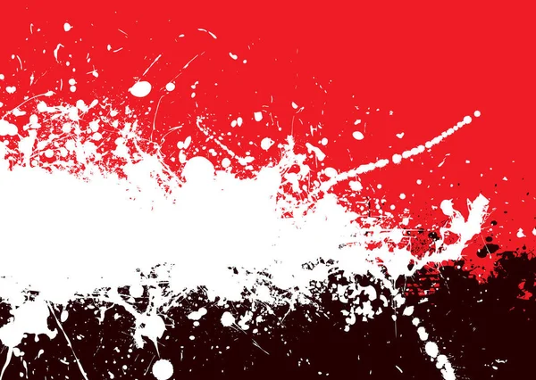 Red Black Abstract Background Ink Splats — Stock Photo, Image