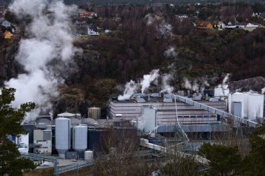 Norske Skog Saugbrugs paper mill, Norway clipart
