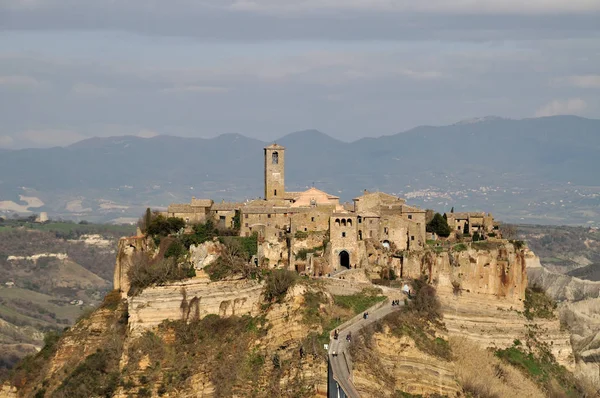 Civita Bagnoregio Uma Vila Medieval Perto Roma — Fotografia de Stock