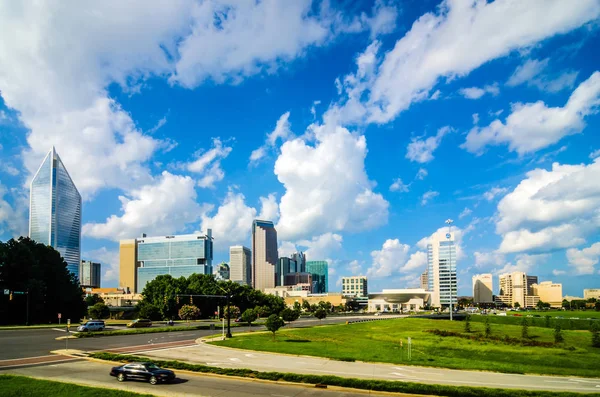 Skyline Les Rues Ville Charlotte Nord Carolina Usa — Photo