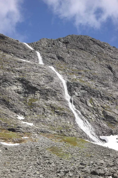 Wilde Bäche Und Wasserfälle Norwegen Sommer — Stockfoto