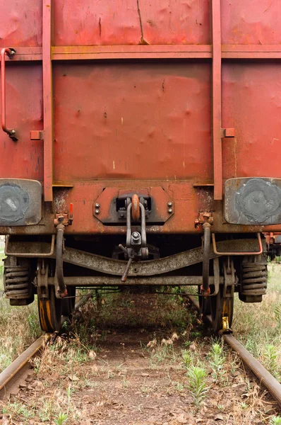 Старі Потяги Стоянки Тренінгу — стокове фото