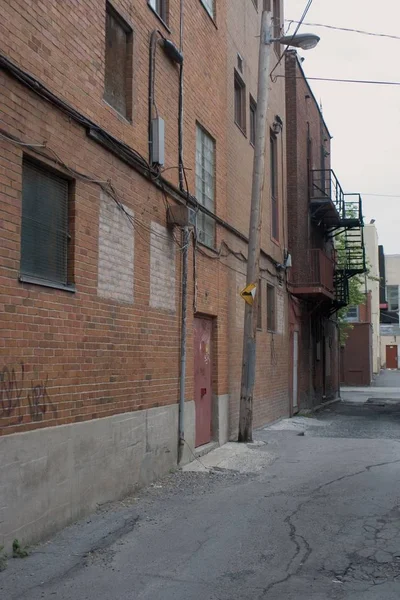 Callejón Trasero Centro Montreal — Foto de Stock