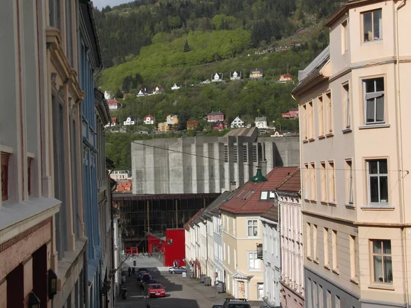 Stadtbild Von Bergen Norwegen — Stockfoto