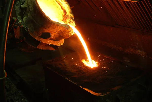 Metal Casting Form Foundry — Stock Photo, Image