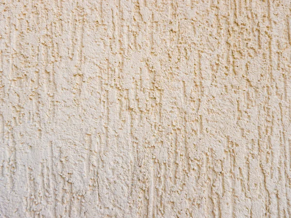 Beige Verputzte Betonwand Hintergrund Textur Detail — Stockfoto