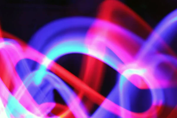Mavi Kırmızı Pembe Üzeri Renklerile Soyut Işık Boyama — Stok fotoğraf