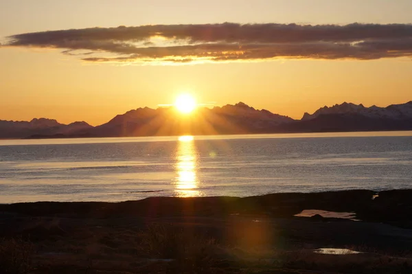Pemandangan Indah Landscape Nordland Pada Siang Hari — Stok Foto