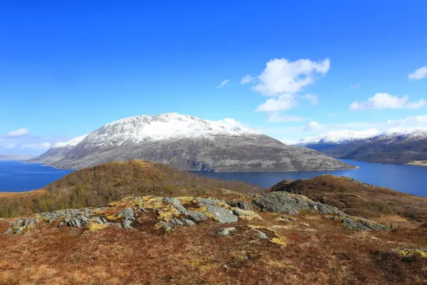 Wspaniały Widok Fiord Norwegia — Zdjęcie stockowe