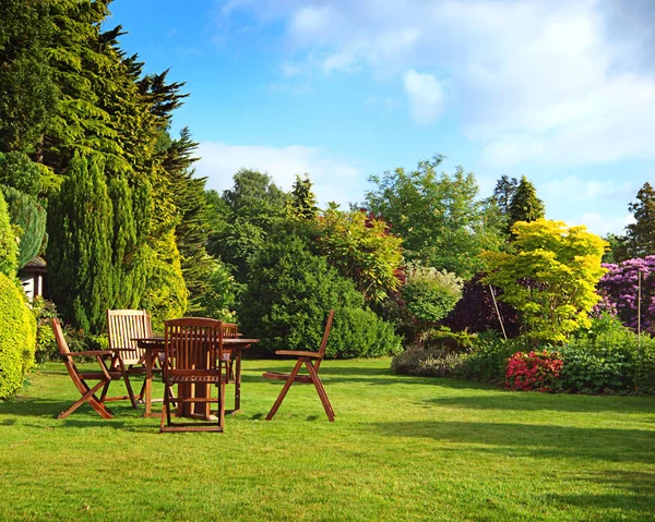 Jardin Anglais Été — Photo