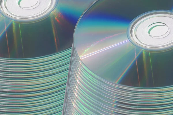 Dvd Discs Modernes Digitales Konzept — Stockfoto