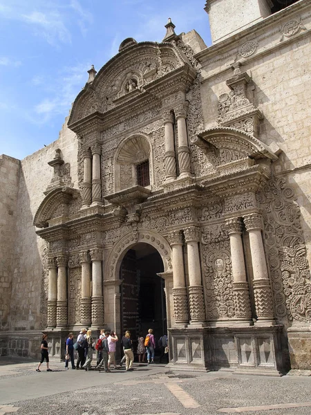 Iglesia San Agustín Arequipa Perú — Foto de Stock