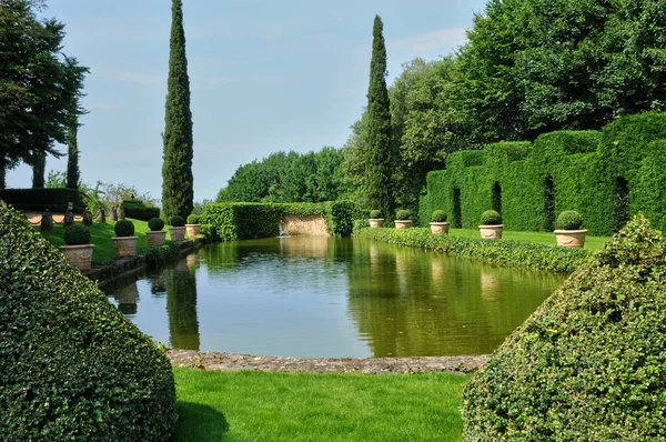 Frankreich Die Malerischen Jardins Manoir Eyrignac Der Dordogne — Stockfoto