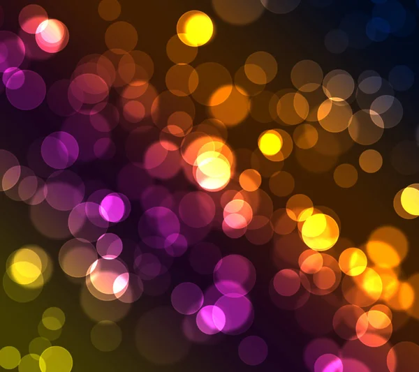 Luces Bokeh Coloridas Fondo Abstracto —  Fotos de Stock