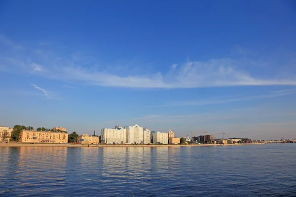 San Petersburgo Paisaje Urbano Antes Puesta Del Sol Noche — Foto de Stock