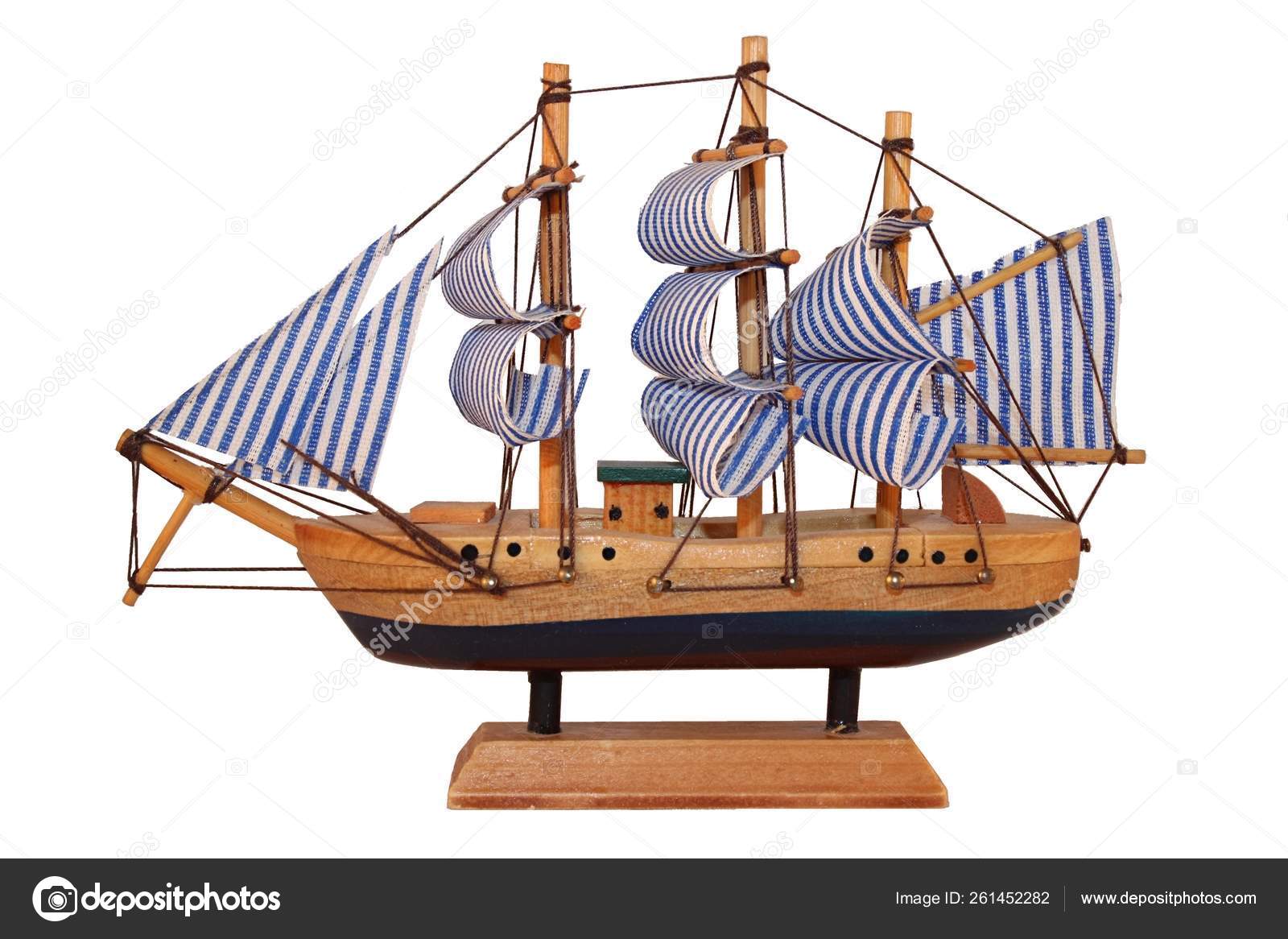 wooden ship toy