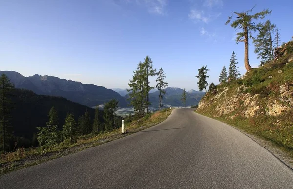Oostenrijk Panorama Bergen Blauwe Hemel — Stockfoto