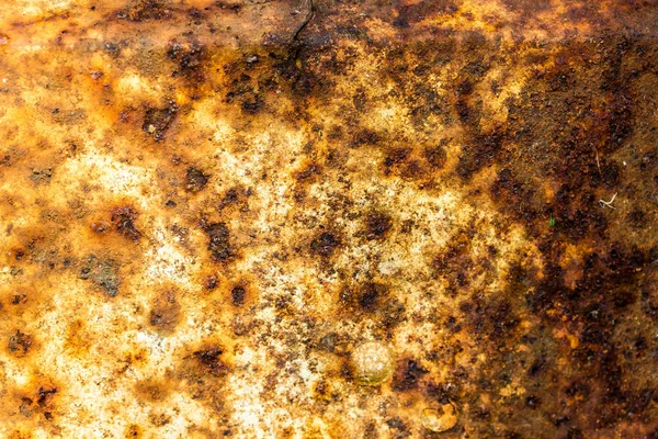 Una Lámina Metal Oxidada Erosionada — Foto de Stock