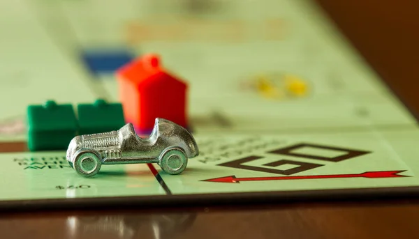Boise Idaho November 2012 Car Game Monopoly Speeding Game Made — Stock Photo, Image
