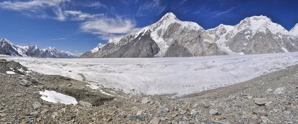 Scenisk Panorama Engilchek Breen Fjellkjeden Tian Shan Kirgisistan – stockfoto