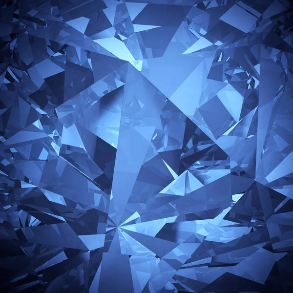 Luxury Blue Crystal Facet Background — Stock Photo, Image