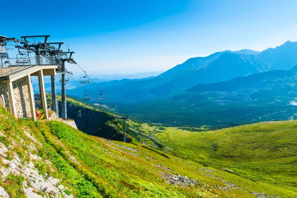 Téléski Sur Magnifique Mont Kasprowy Wierch Pologne — Photo