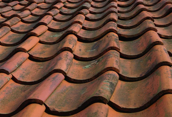 Tradycyjny Zabytkowy Dach Dachowy — Zdjęcie stockowe
