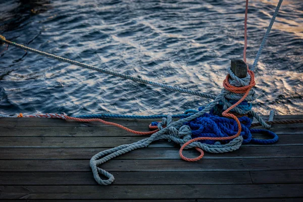 Ropes Fishing Rope Beach — Stock Photo, Image