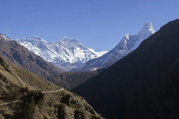 Κοιλάδα Του Khumbu Στο Νεπάλ — Φωτογραφία Αρχείου