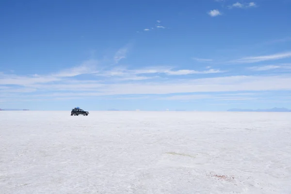 Surreal Landscape Infinite View Salt Flat Uyuni Bolivia — Stock Photo, Image