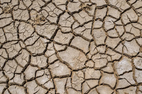 Crack Soil Dry Season Global Warming Cracked Dried Mud Dry — Stock Photo, Image