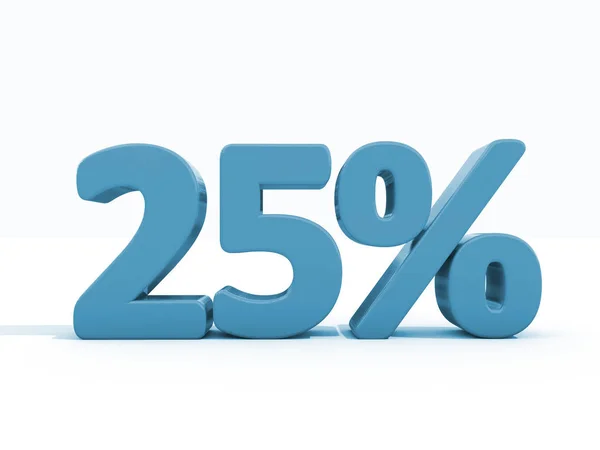 Percentage Rate Icon White Background Discount Illustration — Stock Photo, Image