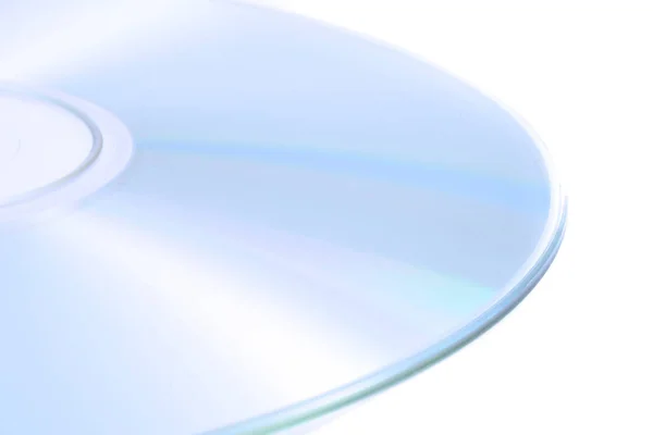 Eine Nahaufnahme Einer Leicht Glänzenden Compact Disk Die Für Die — Stockfoto