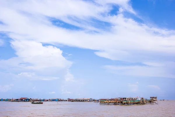 Siem Reap Kambodscha Mai Kambodschaner Leben Tonle Saft See Siem — Stockfoto