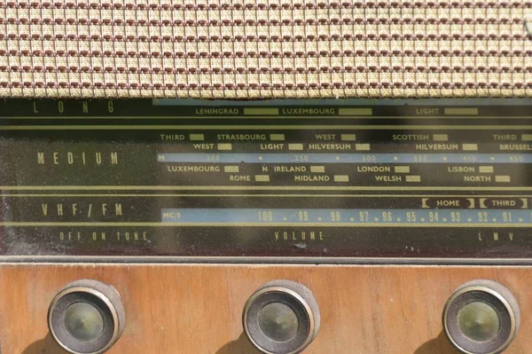 Detalle Radio Vintage — Foto de Stock
