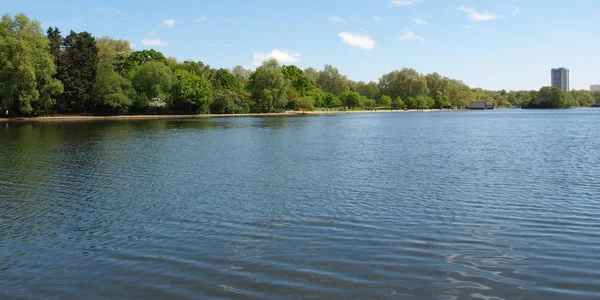 Río Serpentine Lake Hyde Park Londres Reino Unido — Foto de Stock