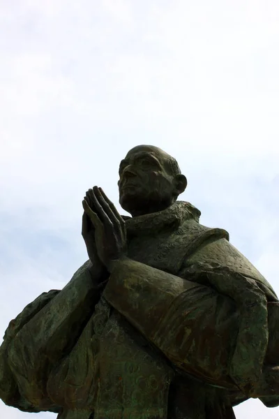 Statue Pope John Paul Fatima Portugal — Stock Photo, Image