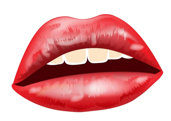 Ilustração Lip Gloss Close — Fotografia de Stock