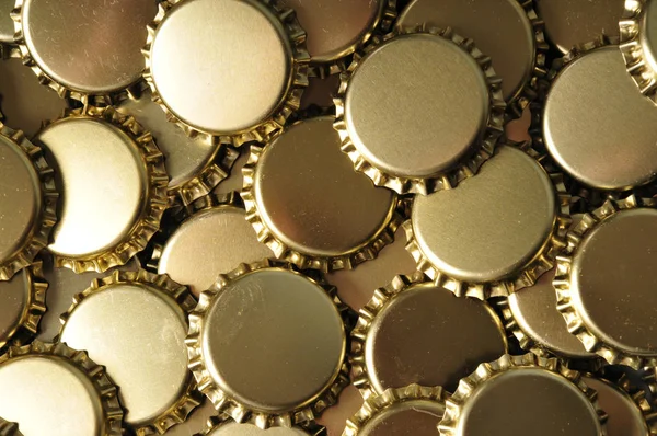 Brass Bottle Cap Abstract — Stock Photo, Image