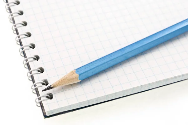 Spiral Notepad Pencils — Stock Photo, Image