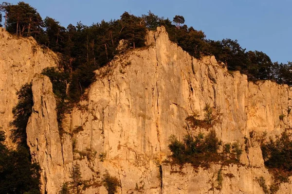 Las Formaciones Rocosas Típicas Únicas Del Valle Superior Del Danubio — Foto de Stock