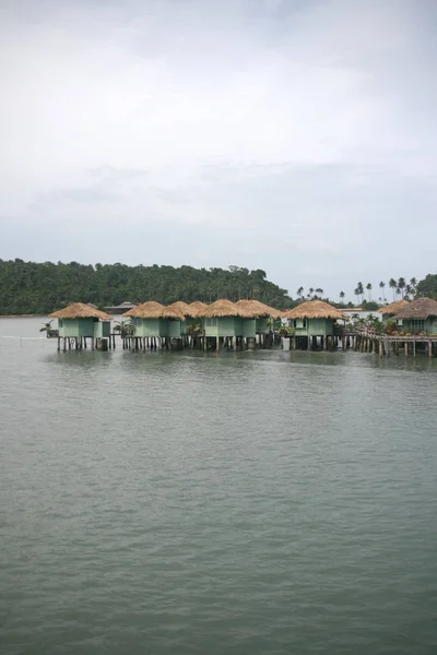 Schwimmendes Resort Über Dem Meer Koh Chang Island Thailand — Stockfoto