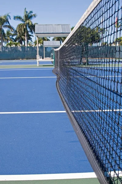 Ośrodek Tenis Klub Kortów Tenisowych Kulkami — Zdjęcie stockowe