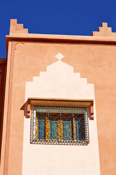 Ventana Marruecos África Antigua Construcción Ladrillo Wal Histórico — Foto de Stock